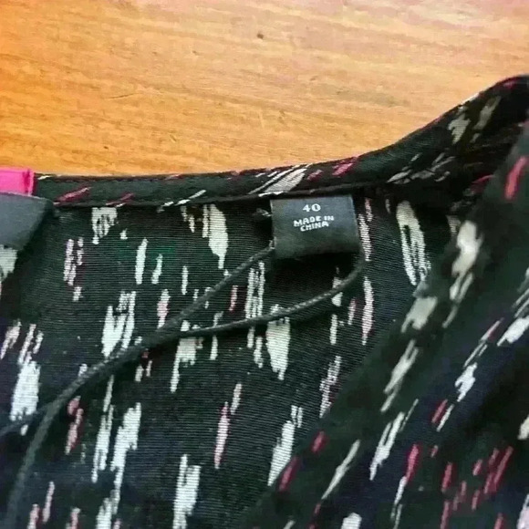 Scotch and Soda In Bloom dress. Black/geographic print Size 40 Eu - Picture 15 of 16